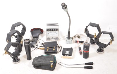 Lot 458 - VINTAGE INDUSTRIAL COMMUNICATIONS / CAMERA MOUNTS / LENSES