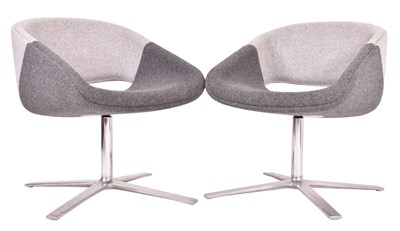 Lot 397 - ORANGE BOX - PAIR OF CONTEMPORARY DESIGNER CHAIRS