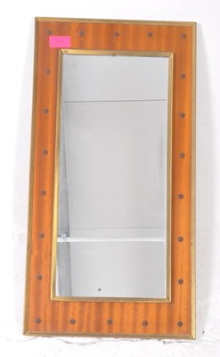 Lot 774 - VINTAGE 20TH CENTURY WALL HANGING MIRROR