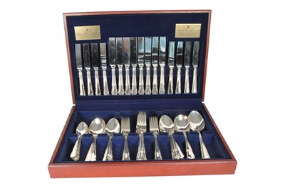 Lot 246 - VINERS - MID CENTURY 58 PIECE SILVER PLATED CANTEEN OF CUTLERY