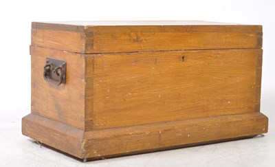Lot 767 - 19TH CENTURY CAMPHOR WOOD CARPENTER'S CHEST