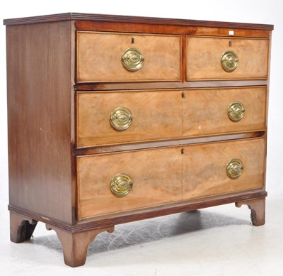 Lot 743 - VICTORIAN 19TH CENTURY MAHOGANY CHEST OF DRAWERS