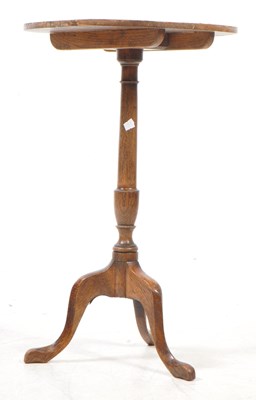 Lot 741 - 19TH CENTURY GEORGE III PEDESTAL WINE TABLE