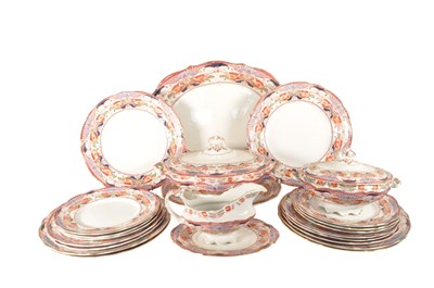 Lot 20 - SOHO POTTERY - EARLY 20TH CENTURY MONTROSE PATTERN PART DINNER SERVICE