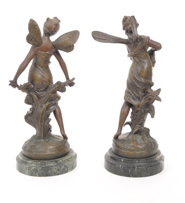 Lot 424 - AFTER MOREAU BRONZE LA SOURCE FIGURES