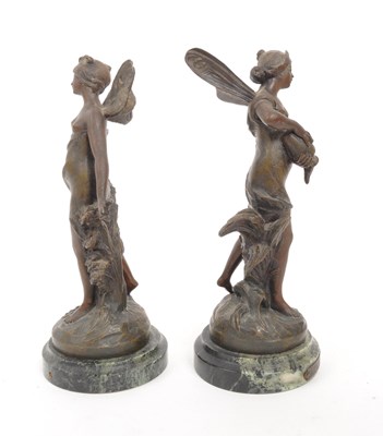 Lot 424 - AFTER MOREAU BRONZE LA SOURCE FIGURES