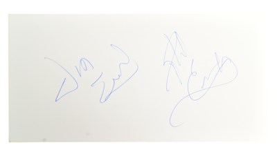 Lot 47 - MUSIC - THE EVERLY BROTHERS - AUTOGRAPHS ON CARD