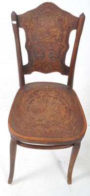 Lot 719 - EARLY 20TH CENTURY J & J KOHN ARTS & CRAFTS VIENNA BISTRO CHAIRS