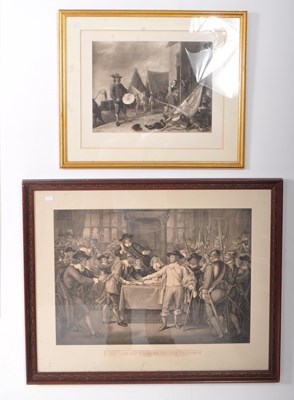 Lot 722 - TWO 20TH CENTURY MONOCHROME PRINTS RELATING TO THE BAROQUE PERIOD
