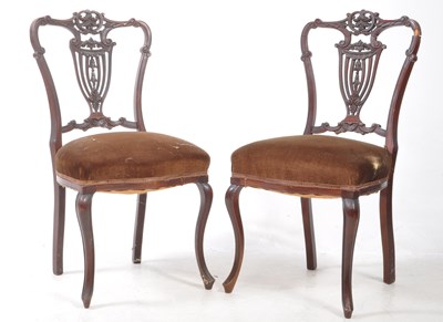 Lot 788 - EARLY 19TH CENTURY GEORGE III CARVED DINING CHAIRS