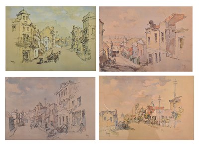Lot 125 - GREGOIRE JOHANNES BOONZAIER (B. 1909-2005) - FOUR PRINTS OF CAPE TOWN