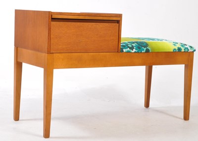 Lot 585 - CHIPPY HEATH - MID 20TH CENTURY CENTURY TEAK TELEPHONE TABLE