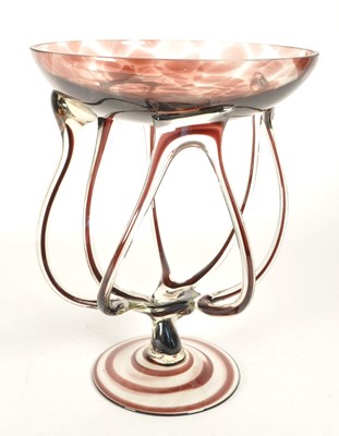 Lot 18 - JOZEFINA KROSNO, POLAND - MODERN JELLYFISH CENTREPIECE BOWL