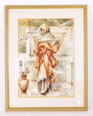 Lot 712 - HELENA SNOW - LATE 19TH CENTURY WATERCOLOUR