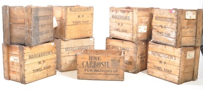 Lot 558 - LARGE COLLECTION OF VINTAGE 20TH CENTURY ADVERTISING CRATES