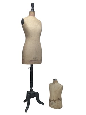 Lot 371 - STOCKMAN, PARIS & LONDON - TWO 20TH CENTURY DRESSMAKER MANNEQUINS