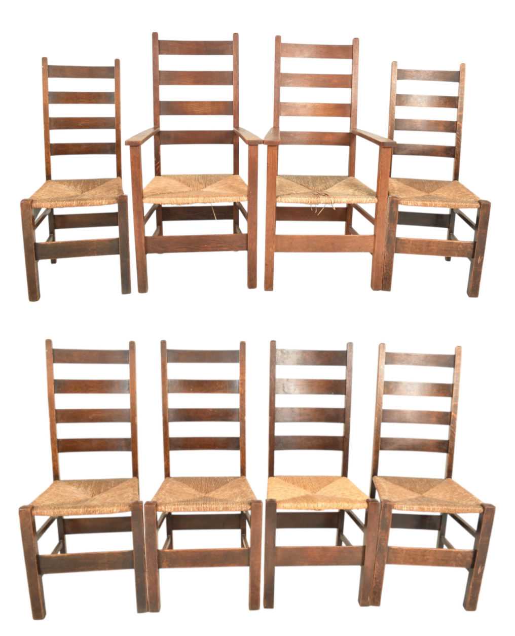 Lot 427 - AMBROSE HEAL FOR HEAL & SON - LETCHWORTH - EIGHT CIRCA 1905 CHAIRS