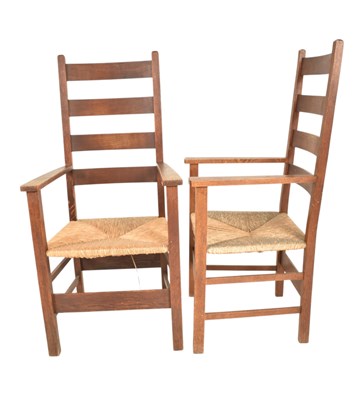 Lot 427 - AMBROSE HEAL FOR HEAL & SON - LETCHWORTH - EIGHT CIRCA 1905 CHAIRS