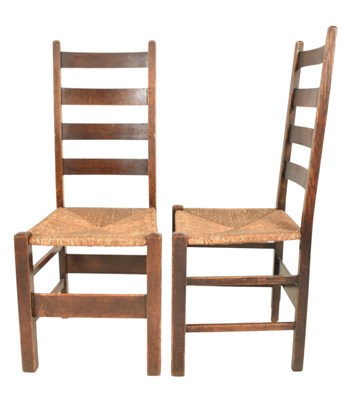Lot 427 - AMBROSE HEAL FOR HEAL & SON - LETCHWORTH - EIGHT CIRCA 1905 CHAIRS