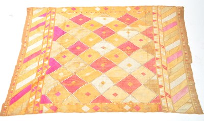 Lot 220 - 20TH CENTURY INDIAN PUNJABI FULKARI TEXTILE