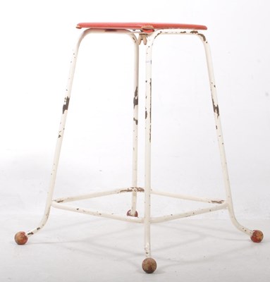 Lot 618 - MID CENTURY INDUSTRIAL FACTORY STOOL