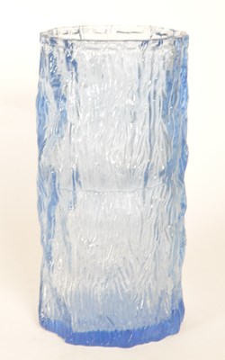 Lot 25 - MID CENTURY WHITEFRIARS BARK MANNER GLASS VASE
