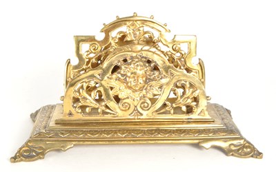 Lot 237 - 20TH CENTURY FRENCH BRASS LETTER RACK