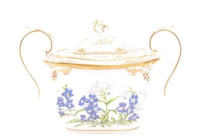 Lot 429 - SPODE CHINA - STAFFORD FLOWERS LIDDED SUGAR BOWL