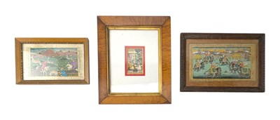 Lot 114 - SELECTION OF THREE 19TH CENTURY AND LATER INDIAN MINIATURES