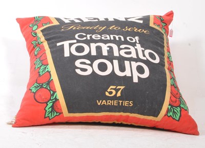 Lot 583 - LARGE 1960S RETRO HEINZ SOUP ADVERTISING NOVELTY CUSHION