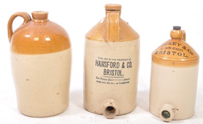 Lot 671 - BRISTOL LOCAL INTEREST - COLLECTION OF STONEWARE JUGS