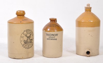 Lot 672 - BRISTOL LOCAL INTEREST - COLLECTION OF STONEWARE JUGS