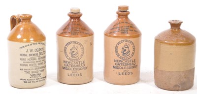Lot 666 - COLLECTION OF 19TH & 20TH CENTURY STONEWARE JUGS