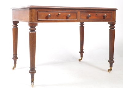 Lot 701 - VICTORIAN 19TH CENTURY MAHOGANY WRITING TABLE