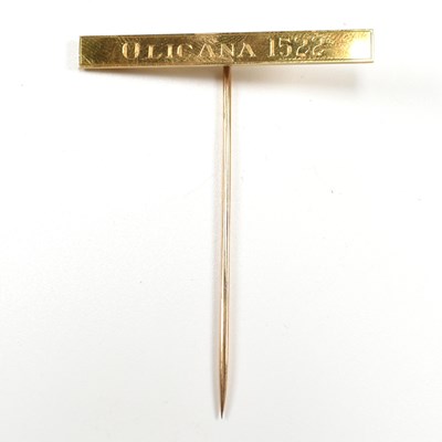 Lot 248 - 9CT GOLD MASONIC STICK PIN CASED