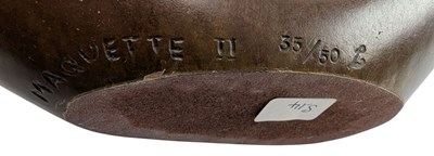 Lot 1 - LAURENCE BRODERICK (BRITISH, 1935-2024) - LIMITED EDITION BRONZE MODEL OF A SANDAIG OTTER