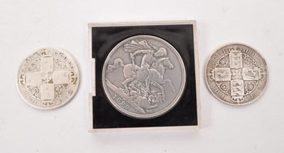 Lot 467 - UNITED KINGDOM - COLLECTION OF THREE VICTORIAN 19TH CENTURY SILVER COINS