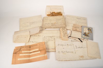 Lot 528 - COLLECTION OF EARLY 19TH CENTURY INDENTURES