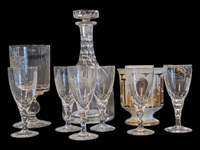 Lot 109 - 1973 BRISTOL 600TH ANNIVERSARY GLASSWARE AND CHINA CUP