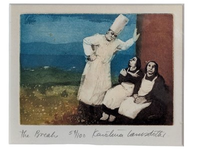 Lot 12 - KAROLINA LARUSDOTTIR (ICELANDIC B.1944-2019) - THE BREAK