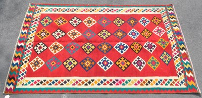 Lot 796 - SOUTH WEST PERSIAN QASHGAI KILIM RUG
