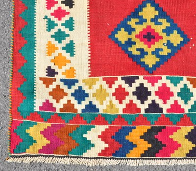 Lot 796 - SOUTH WEST PERSIAN QASHGAI KILIM RUG
