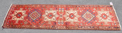 Lot 791 - NORTH WEST PERSIAN HERIZ RUNNER RUG