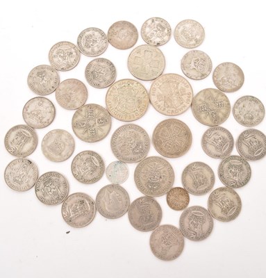 Lot 466 - COLLECTION OF PRE-1947 BRITISH SILVER COINS