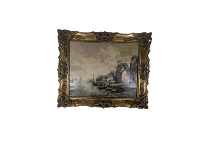 Lot 791 - M J RENDELL - 20TH CENTURY LANDSCAPE OIL PAINTING ON BOARD