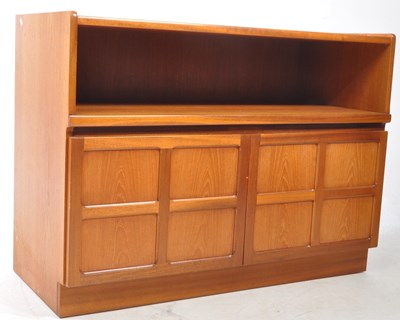 Lot 628 - NATHAN SQUARES PATTERN - RETRO MID CENTURY TEAK SIDEBOARD