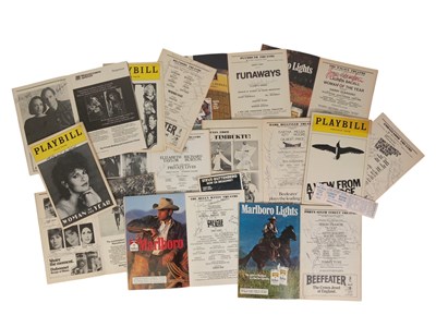 Lot 83 - THEATRE / ACTORS - COLLECTION OF SIGNED PLAYBILL PROGRAMMES