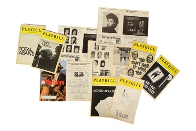 Lot 127 - THEATRE / ACTORS - COLLECTION OF SIGNED PLAYBILL PROGRAMMES