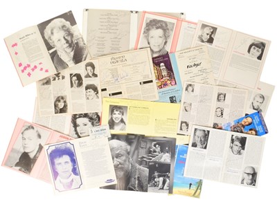 Lot 114 - THEATRE / ACTORS - COLLECTION OF SIGNED THEATRE PROGRAMMES