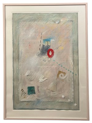 Lot 19 - JIM RATTENBURY(B. 1947) - UNTITLED MIXED MEDIA - 1990